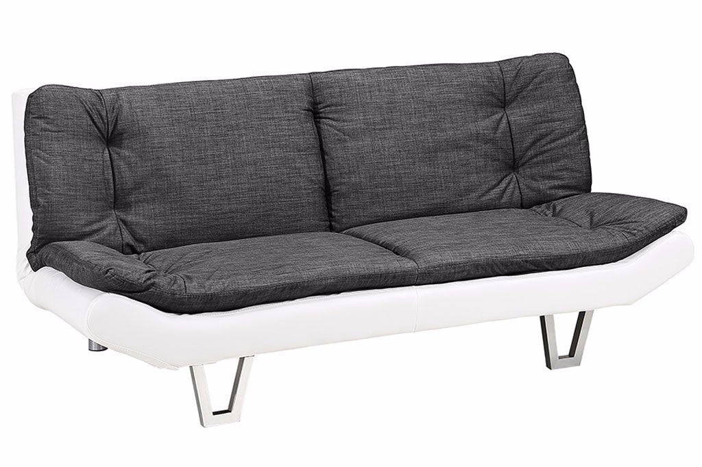 Hudson 3 Seater Sofabed Fabric Top And Fl Base Sofa Bed - furniturestop.co.uk (12473902611)
