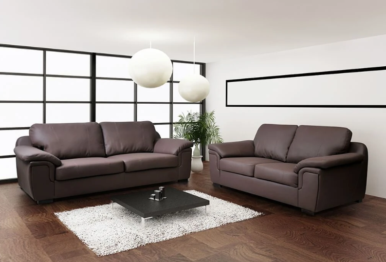 Amy 3+2 Faux Leather Sofa Set