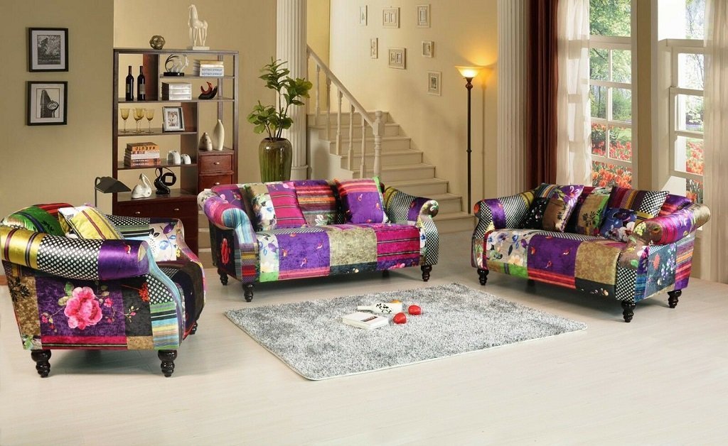 Anna Artisan Fabric Patchwork Sofa Range