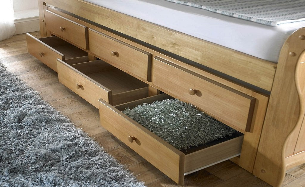 Artisan Captain Wooden (3 Drawers Bed) - furniturestop.co.uk (1703504609343)