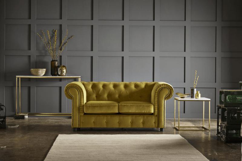 Ashbourne 2 Seater Velvet Sofa - furniturestop.co.uk (586321690687)