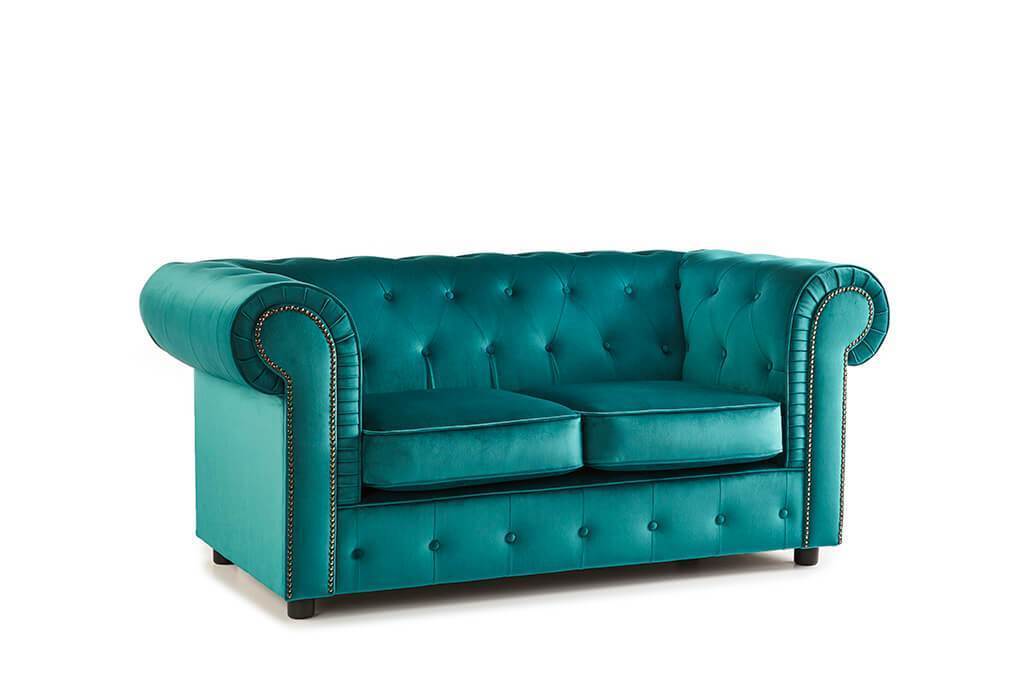 Ashbourne 2 Seater Velvet Sofa - furniturestop.co.uk (586321690687)