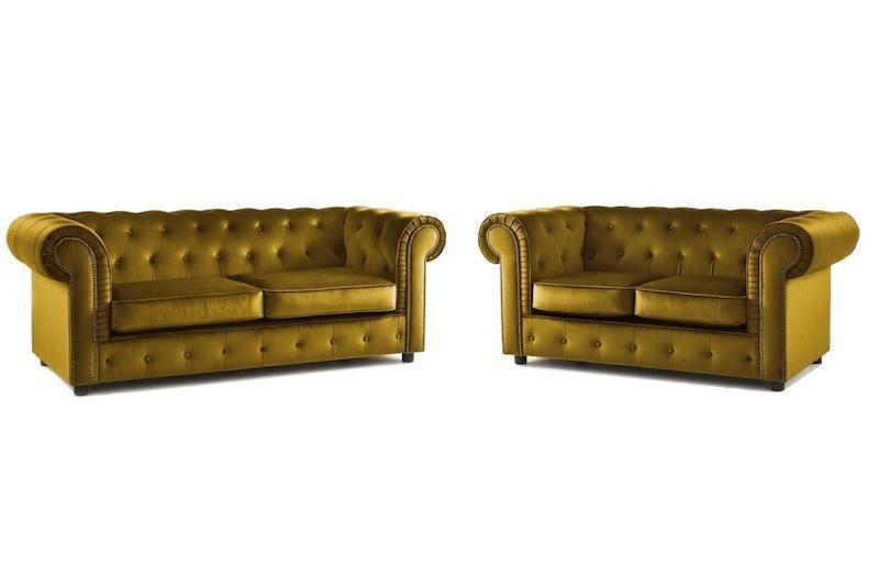 Ashbourne 3+2 Seater Velvet Sofa Set - furniturestop.co.uk (1560338071615)