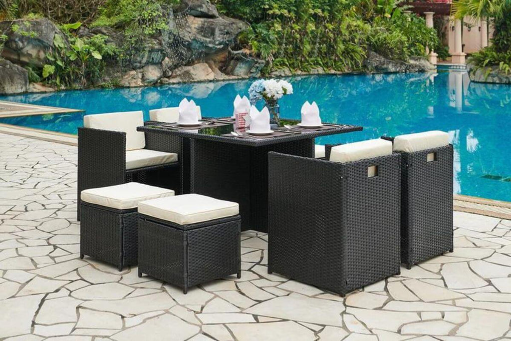 Kenzo 9 piece deals dining set uk