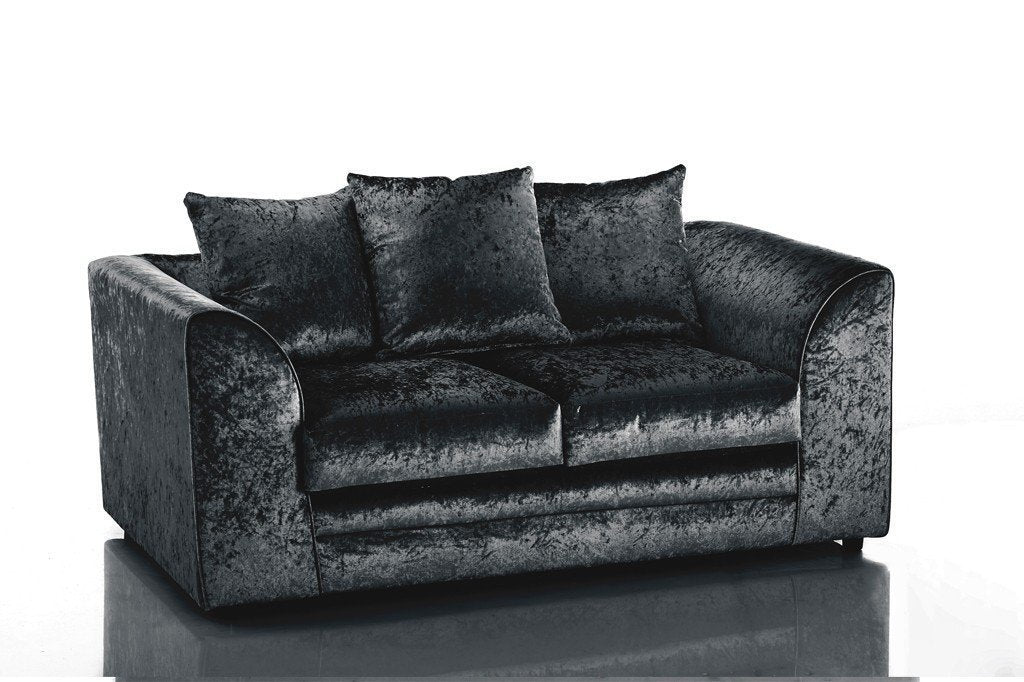Chicago Velvet Fabric 2 Seater Sofa - furniturestop.co.uk (11343699539)