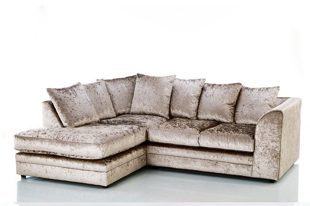 Chicago Velvet Fabric Corner Sofa - furniturestop.co.uk (11343706387)