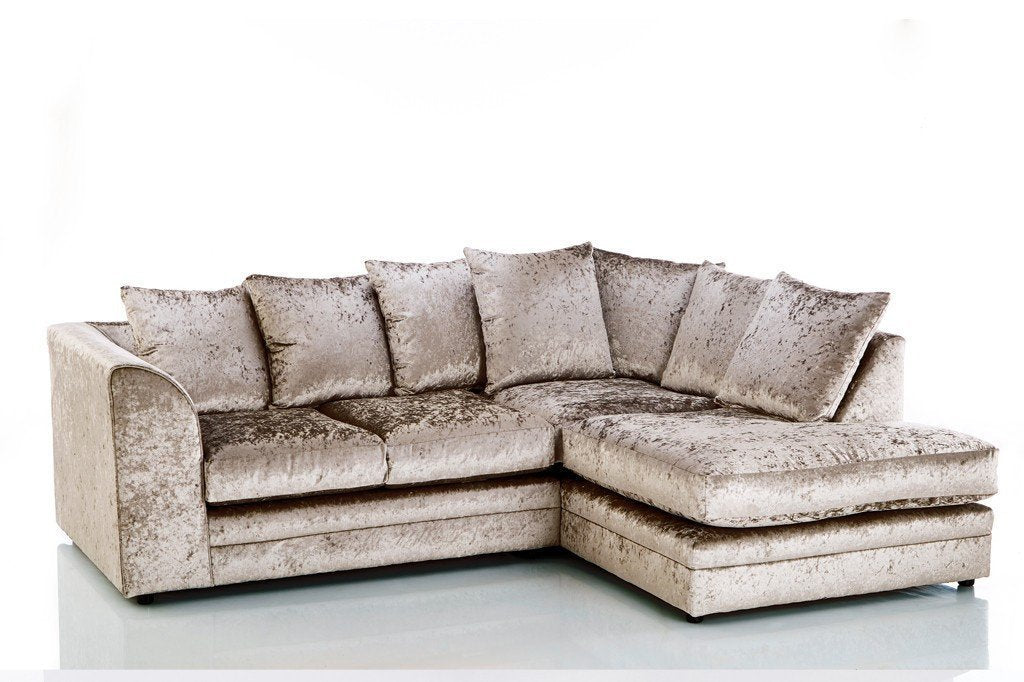 Chicago Velvet Fabric Corner Sofa - furniturestop.co.uk (11343706387)