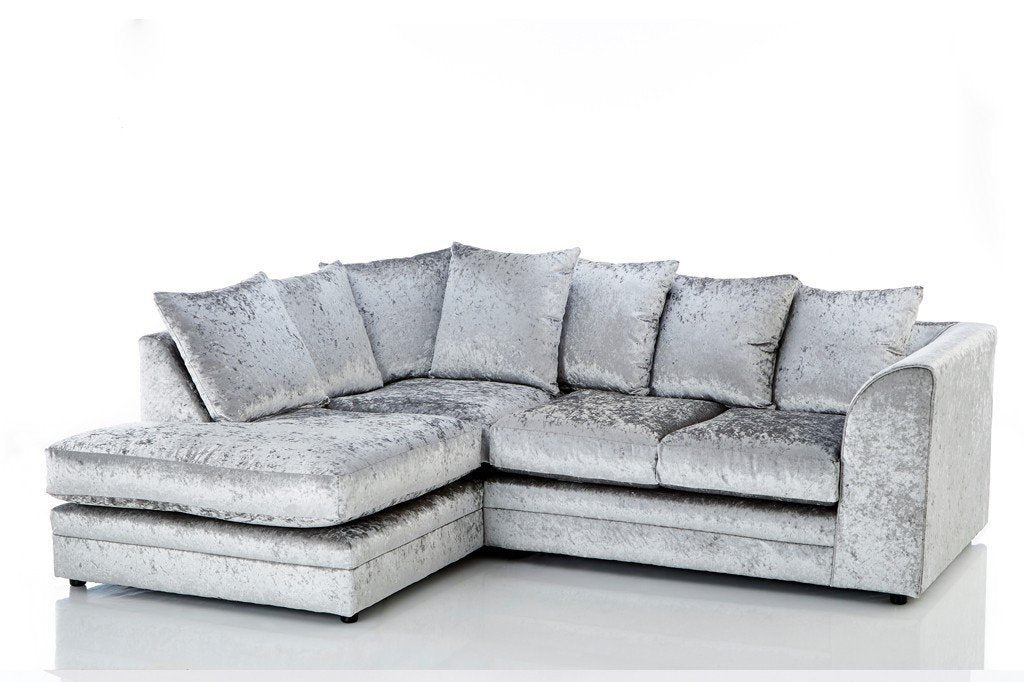 Chicago Velvet Fabric Corner Sofa - furniturestop.co.uk (11343706387)