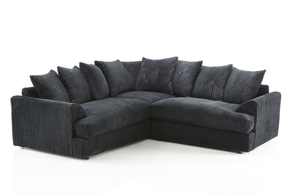 Ferguson Cord Chenille Fabric Corner Sofa - furniturestop.co.uk (11343774611)