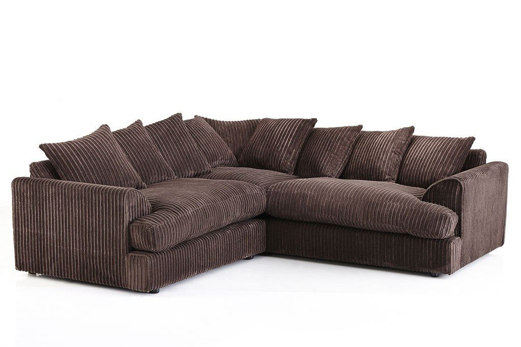 Ferguson Cord Chenille Fabric Corner Sofa - furniturestop.co.uk (11343774611)