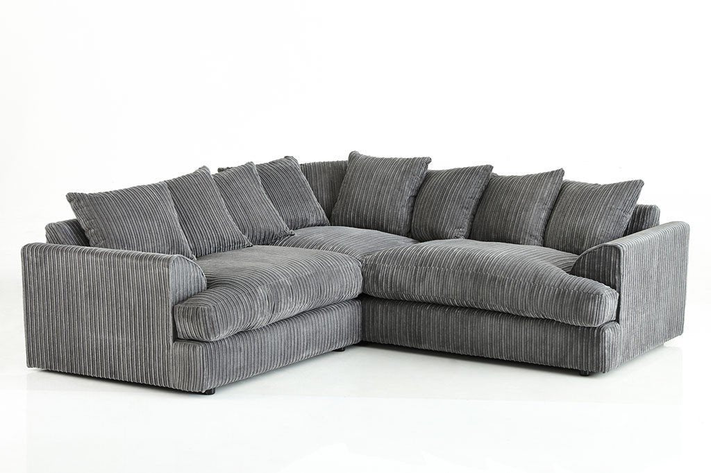 Ferguson Cord Chenille Fabric Corner Sofa - furniturestop.co.uk (11343774611)