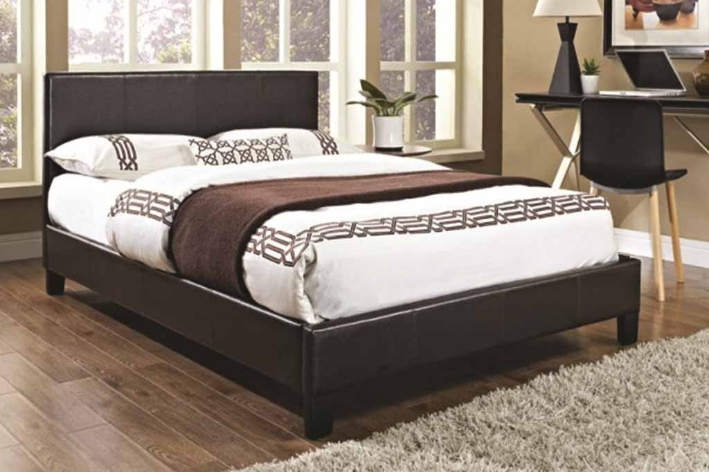 Goodpillo Modern Faux Leather Bed Frame Cheap With Memory Foam Mattress Deal - furniturestop.co.uk (12424561363)
