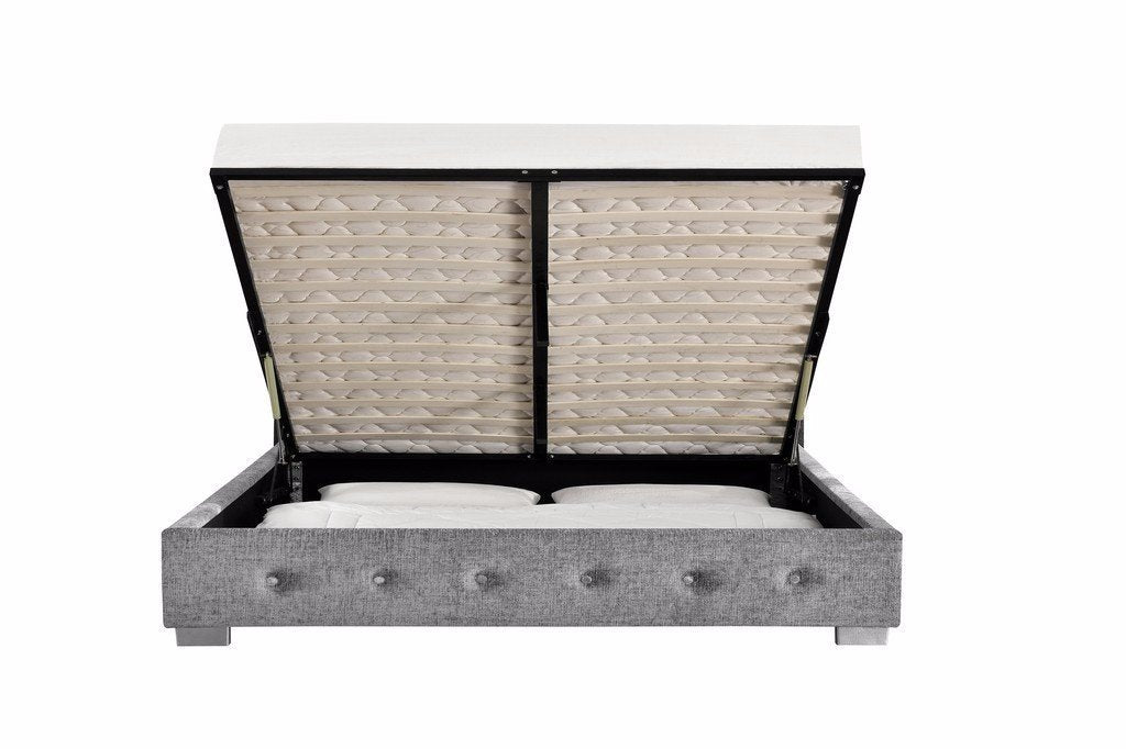 Hygena Fabric Ottoman Bed Frame Chenille - furniturestop.co.uk (12437320531)