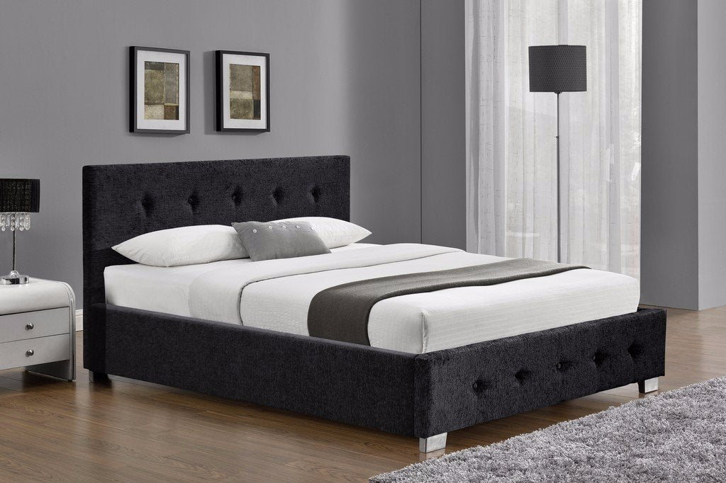 Hygena Fabric Ottoman Bed Frame Chenille - furniturestop.co.uk (12437320531)