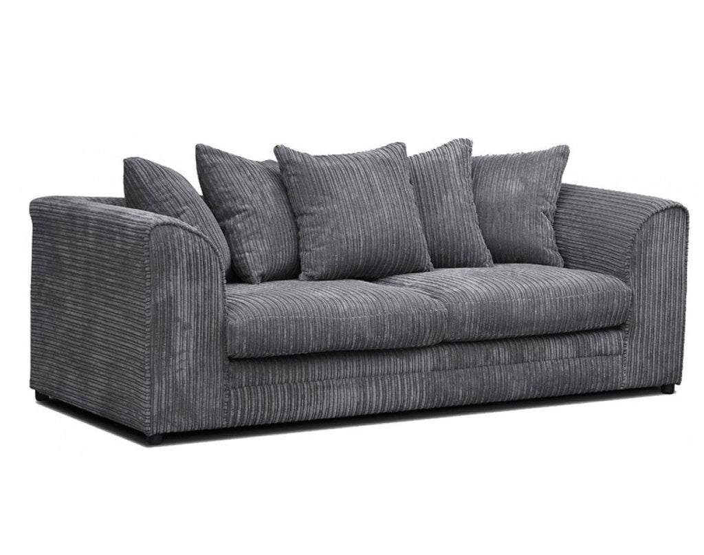 Logan 3 + 2 Seater Sofa Set Fabric Jumbo Cord (10133385875)