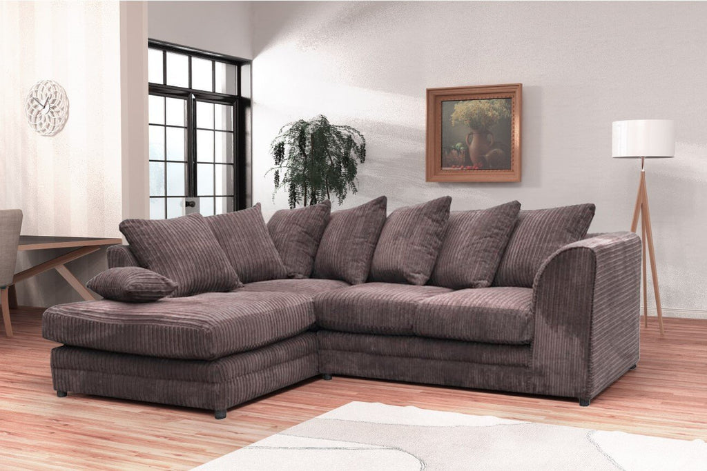 Logan Corner Sofa Fabric Jumbo Cord (10175792723)