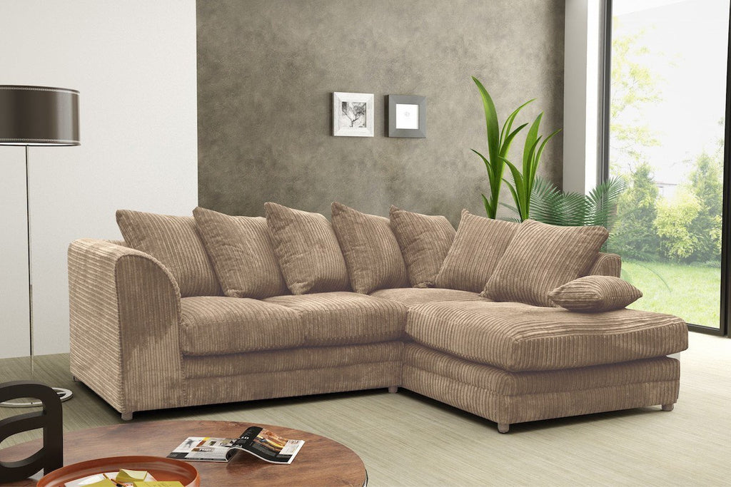 Logan Corner Sofa Fabric Jumbo Cord (10175792723)