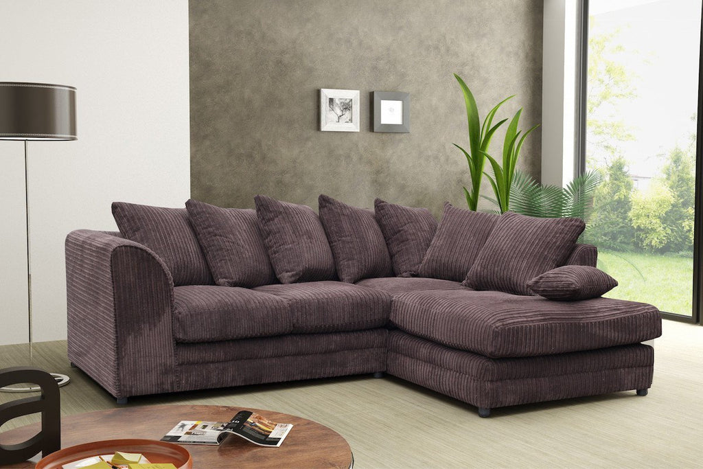 Logan Corner Sofa Fabric Jumbo Cord (10175792723)