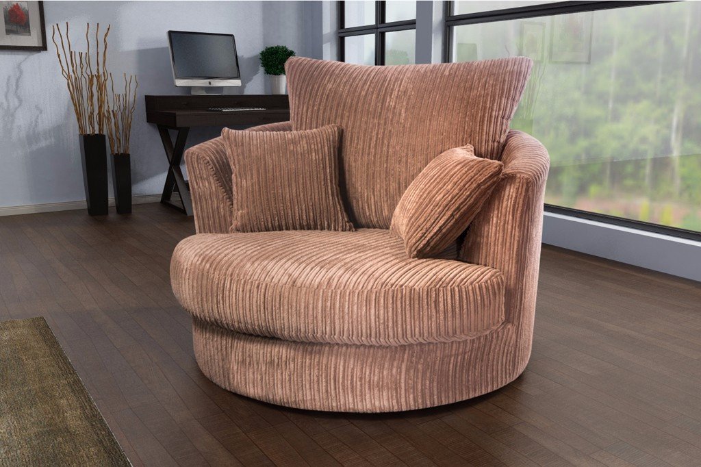 Cord swivel chair best sale