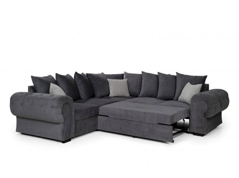 Grey sofa bed hot sale double