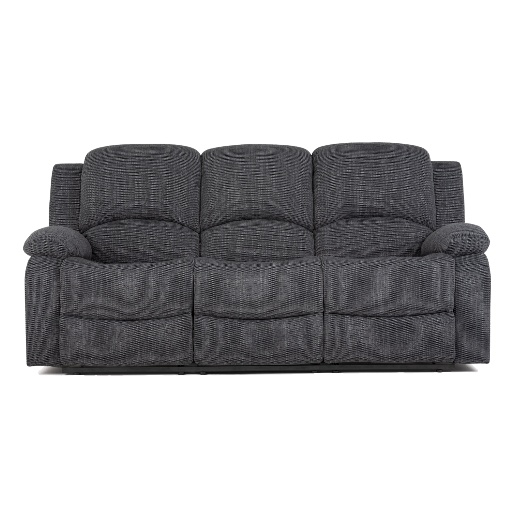 3 seater recliner sofa front view